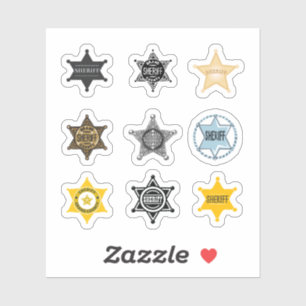 Sheriff Stickers Aufkleber
