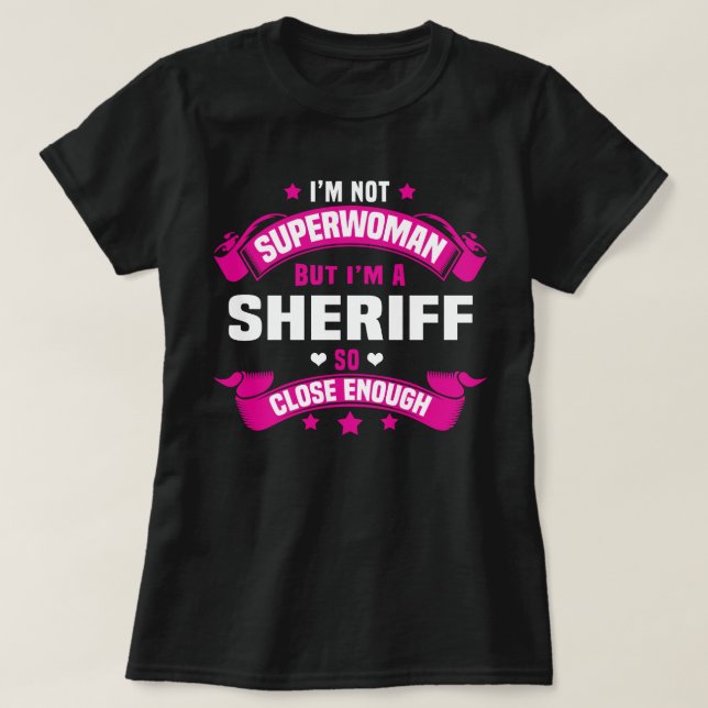 Sheriff T-Shirt (Design vorne)