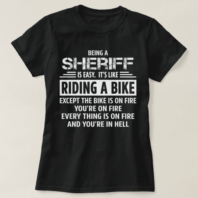 Sheriff T-Shirt (Design vorne)