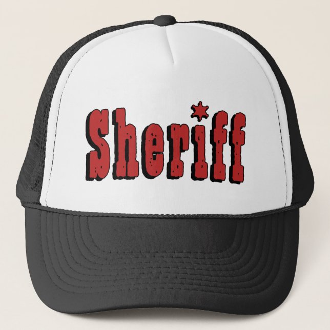 Sheriff Truckerkappe (Vorderseite)