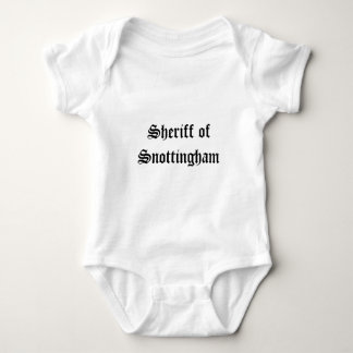 Sheriff von Snottingham Baby Bodysuit Strampler