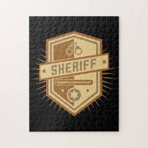 Sheriff-Wappen Puzzle