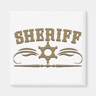 Sheriff-Western-Art Magnet