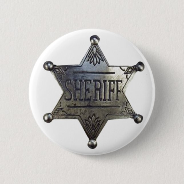 Sheriffs Abzeichen Button (Vorderseite)