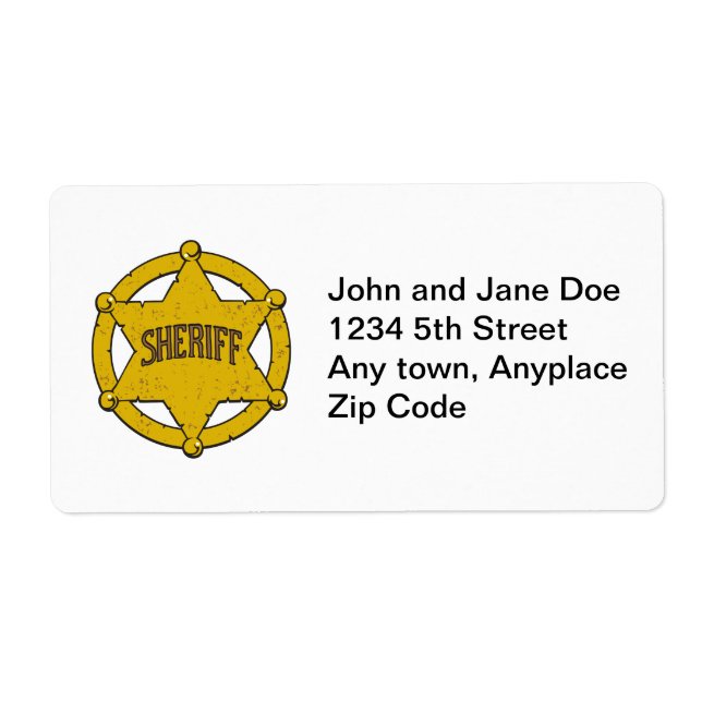 Sheriffs Star Abzeichen (Vorne)