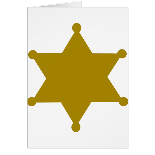 Sheriffstern (Vorne)