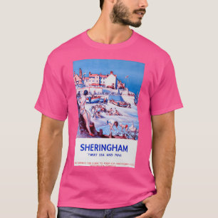 Sheringham Vintage Reiseplakat T-Shirt