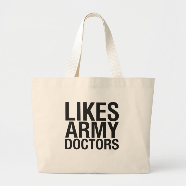 SHERLOCK-Gleich-Armee-Doktoren Jumbo Stoffbeutel (Vorne)