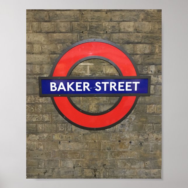 Sherlock Holmes Baker Street Posterd Poster (Vorne)