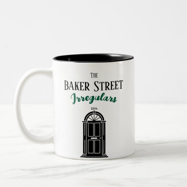 Sherlock Holmes Mug - The Baker Street Irregulars Zweifarbige Tasse (Links)