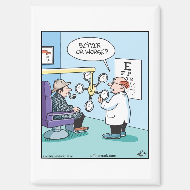Sherlock Homes Eye Doctor Magnet (Vorderseite)