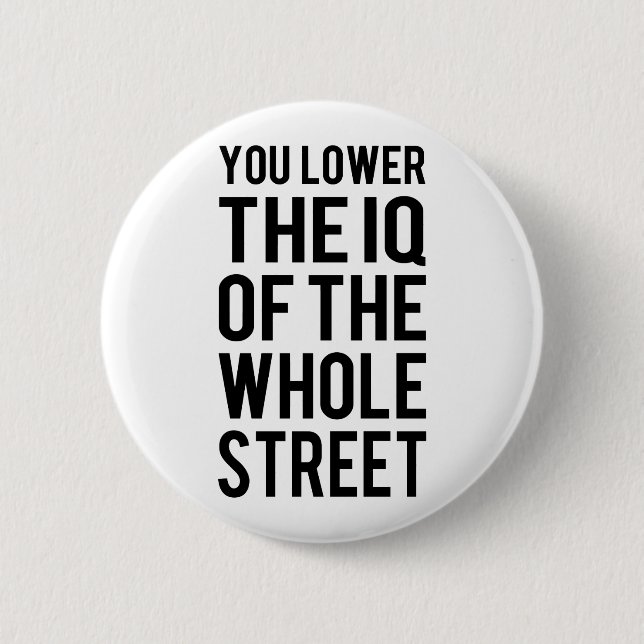 Sherlock -, you iq pf the whole street, the zu button (Vorderseite)