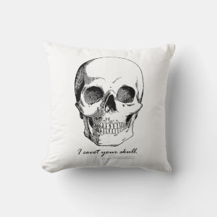 Sherlock-Zitat: Ich bedecke Ihr Skull-Gothic-Kisse Kissen