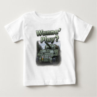 Sherman-Behälter - wollen Sie, um zu spielen? Baby T-shirt