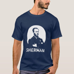 Sherman -- Blau und Weiß T-Shirt
