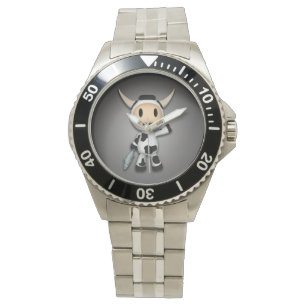 Sherman-Edelstahl-Uhr Armbanduhr