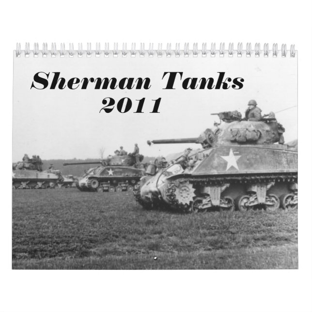 Sherman Tank Calendar Kalender (Titelbild)