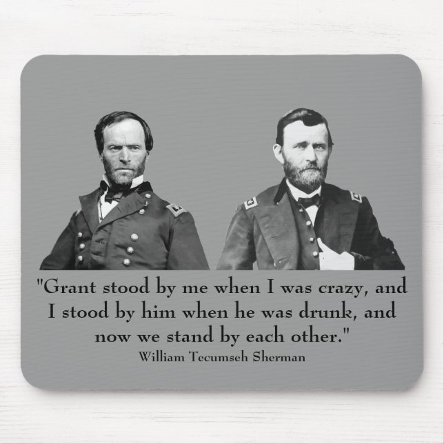 Sherman und Grant Mousepad (Vorne)