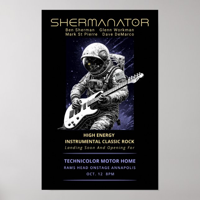 Shermanator Debut Rams Head 2024 Poster (Vorne)