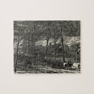 Shermans März zum Meer durch South Carolina Puzzle