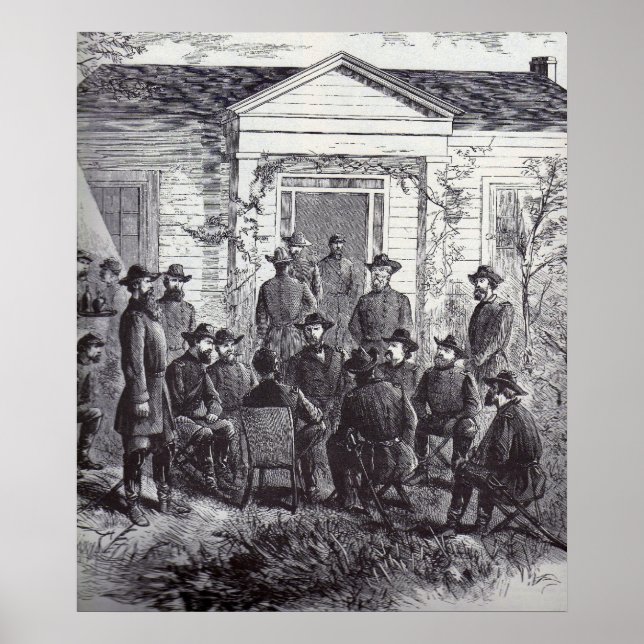 Shermans Rat des Krieges Poster (Vorne)