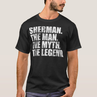 ShermanSherman Familienname Sherman Nachname Sherm T-Shirt