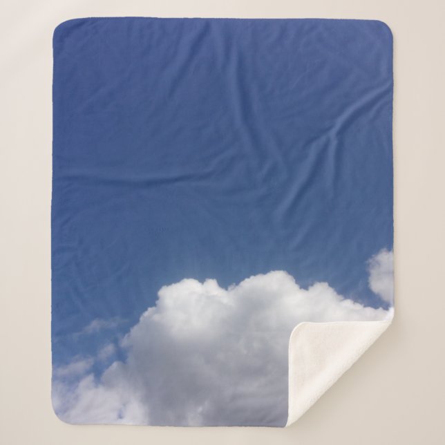 Sherpa Blanket CLOUDS DESIGN Sherpadecke (Vorderseite)