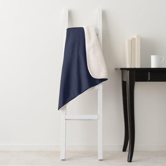 Sherpa Blanket-Large-Midnight Eclipse Blue Sherpadecke (Beispiel)