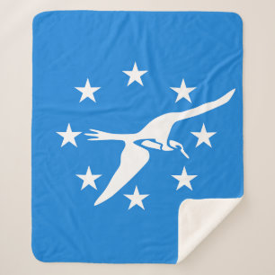 Sherpa Blanket mit Fahne von Corpus Christi Sherpadecke