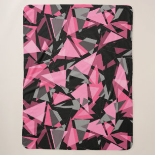 Sherpa Blanket Nahtlose geometrische Dreiecke Sherpadecke