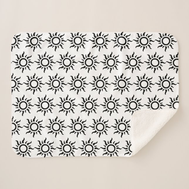 Sherpa Blanket - Sun Sherpadecke (Vorderseite (Horizontal))