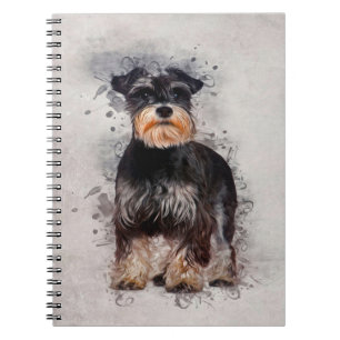 Sherpa-Fleece  Schnauzer Comfy Cosy Fleece Notizblock