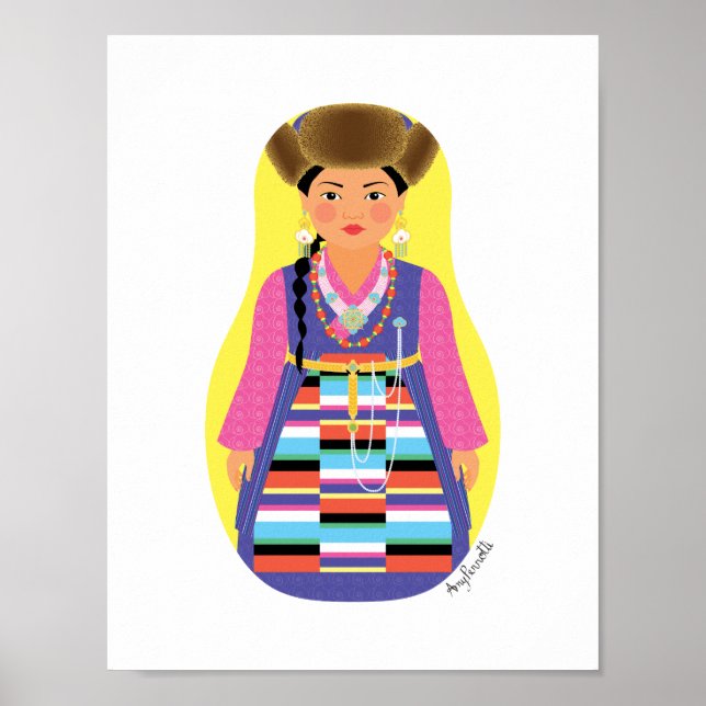 Sherpa Matryoshka Poster (Vorne)