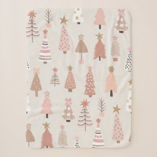 Sherpa-Weihnachtsbaum-Decke Sherpadecke