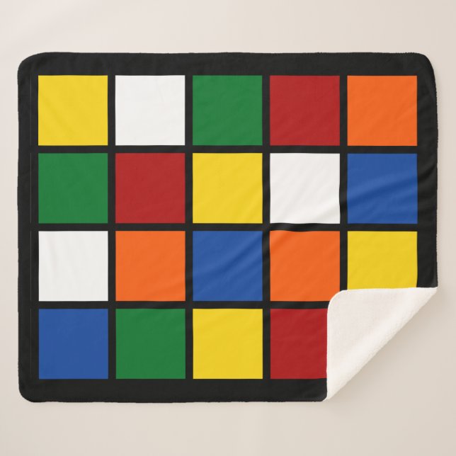 Sherpadecke "Quadro" (Vorderseite (Horizontal))