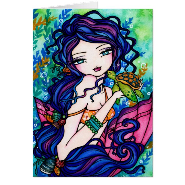 "Sherriella" Meerjungfrau-Fantasie-Fee-Schildkröte (Vorne)