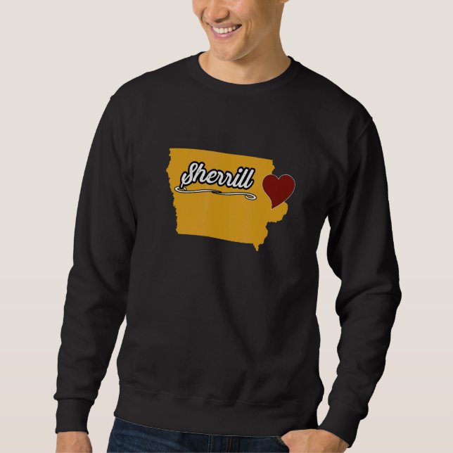 SHERRILL IOWA IA USA  Cute Souvenir Merch  US City Sweatshirt (Vorderseite)