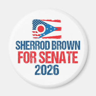 Sherrod Brown für den Senat 2026 Wahl Ohio-Flagge Magnet