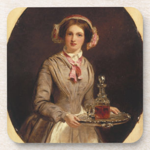 "Sherry-Sir? ", 1853 (Öl auf Leinwand) Getränkeuntersetzer