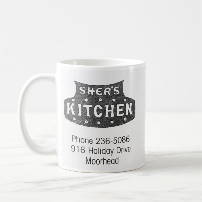 Sher's Kitchen Moorhead Kaffeetasse (Links)