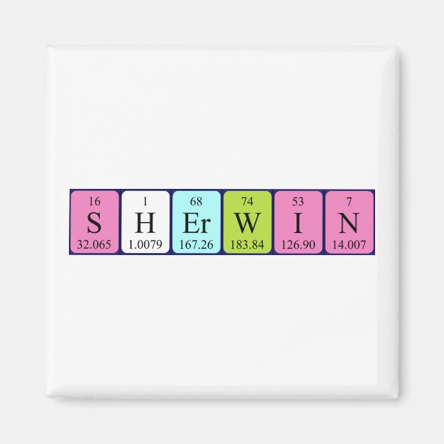 Sherwin Periodenmagnet Magnet (Vorne)