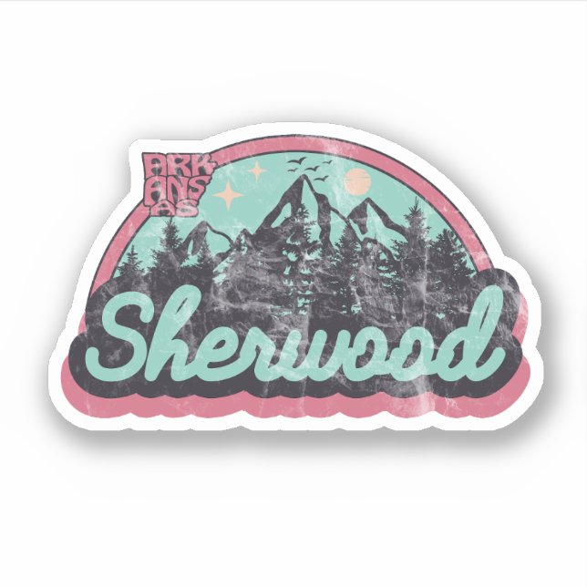 Sherwood, Arkansas Sticker (Vorderseite)