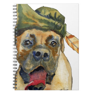 Sherwood Boxer-Hund Notizblock