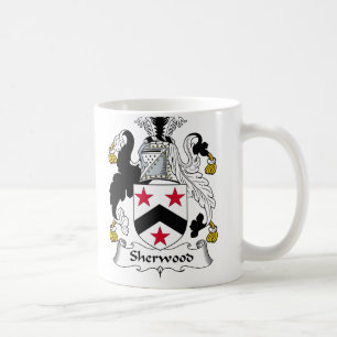 Sherwood Familienwappen Tasse