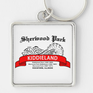 Sherwood Park Kiddieland, Rockford, IL. Vergnügen Schlüsselanhänger