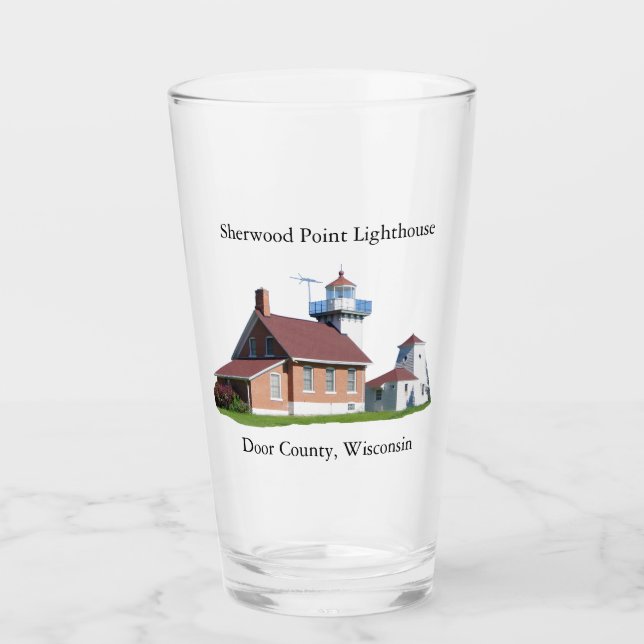 Sherwood Point Lighthouse Glas (Vorderseite)