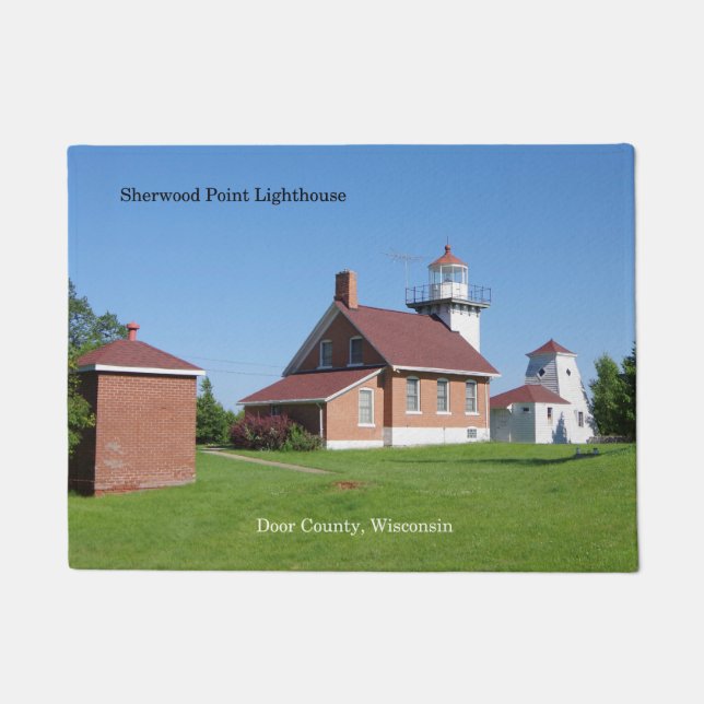 Sherwood Point Lighthouse Türmatte (Vorderseite)