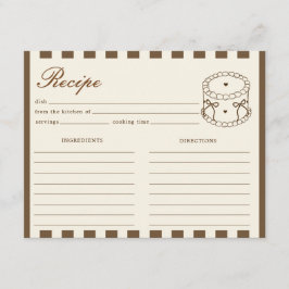 She's A Tini Bit Older Coffee Cake Birthday Recipe Begleitkarte