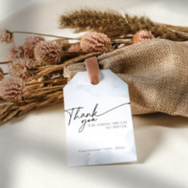 Shes auf Cloud Nine Blue Brautparty Vielen Dank Geschenkanhänger