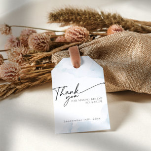 Shes auf Cloud Nine Blue Brautparty Vielen Dank Geschenkanhänger